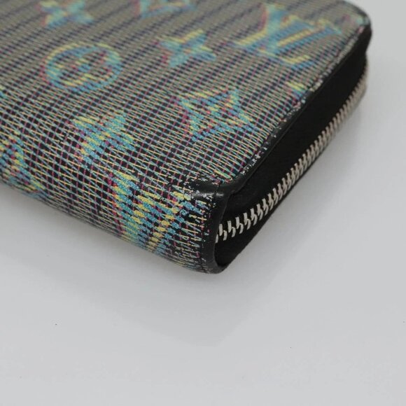 LOUIS VUITTON Monogram LV Pop Zippy Wallet Long Wallet Green M68664 Auth 126655 - Picture 4 of 16